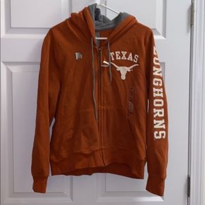 Texas Longhorns zip up hoodie NWT